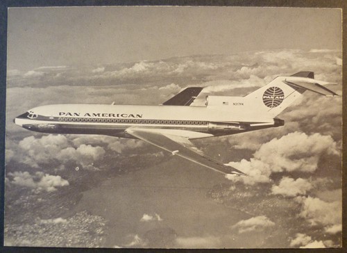 Pan postkarte boeing - b, 727