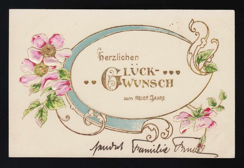 Blüten rosa weiß jugendstil - blüten,