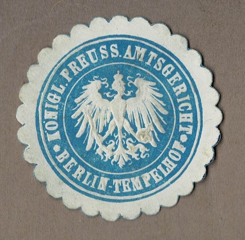 Siegelmarke preußen königl - preußen:,