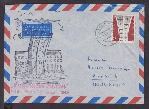 Flugpost berlin brief toller - flugpost,