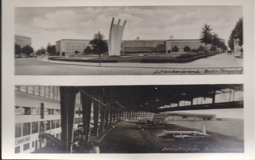 Ansichtskarte mit flughafen - ansichtskarte,