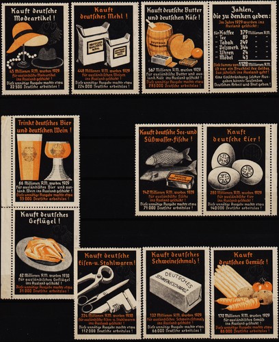 Alte reklamemarken 1930 - alte,