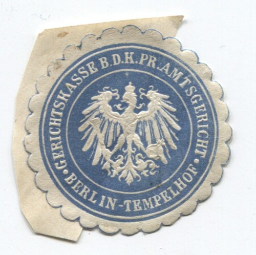 Siegelmarke berlin - -,