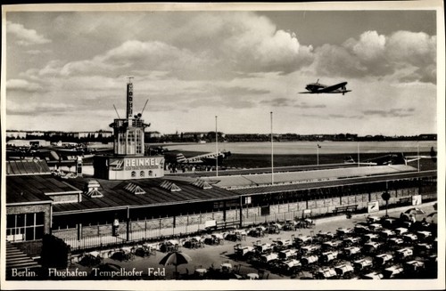 Berlin tempelhof flughafen - ak,