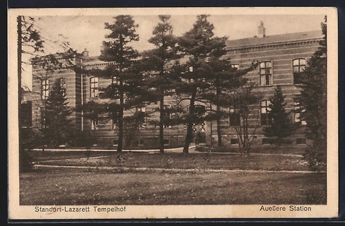 Ansichtskarte tempelhof - ansichtskarte,
