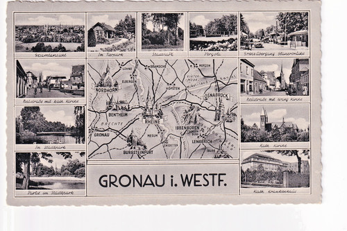 Gronau westf mehrbildkarte - gronau, westf.