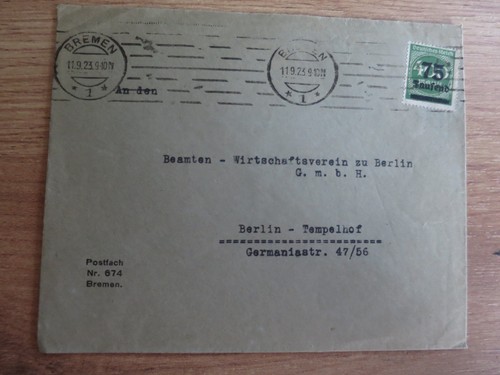 1923 ab bremen - 11.9.1923, nach